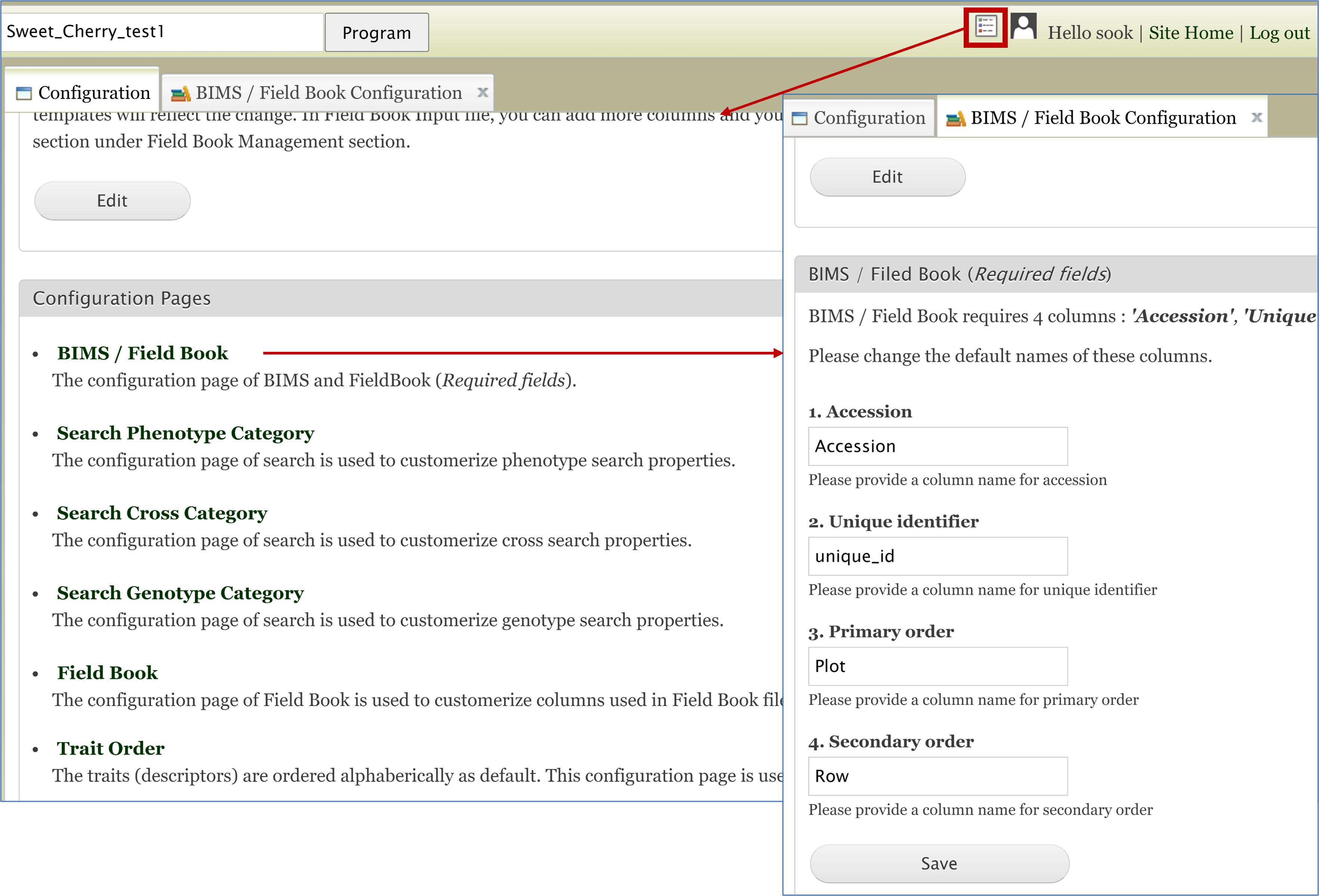 BIMS Template Overview Figure 1